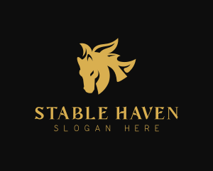 Wild Horse Stallion logo design