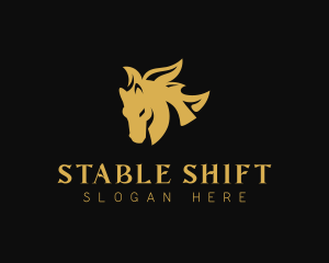 Wild Horse Stallion logo design