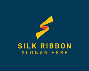 Creative Ribbon Letter S logo design