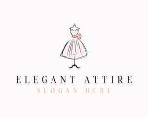 Dressmaker Gown Boutique logo design