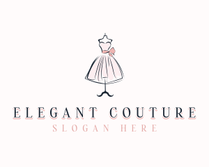 Dressmaker Gown Boutique logo design