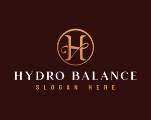 Elegant Luxury Letter H logo design