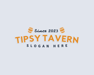 Generic Bistro Barrel Tavern logo design