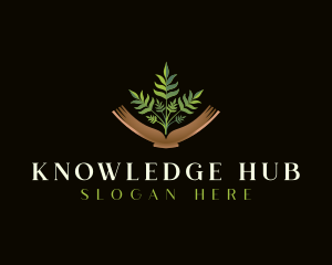 Plant Education Book logo design