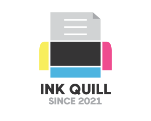 Ink Press Printer logo design