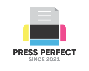 Ink Press Printer logo design