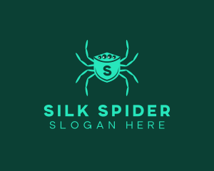 Tech Spider Shield  logo design