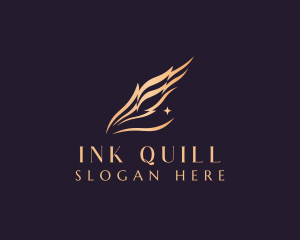 Feather Quill Writing logo design