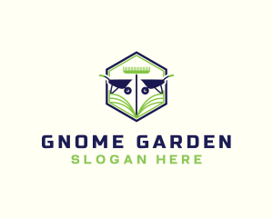 Wheelbarrow Rake Garden logo design