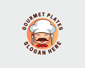 Gourmet Food Chef logo design