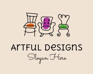 Furniture Chair Seats logo design