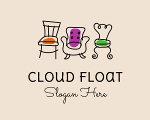 Furniture Chair Seats logo design