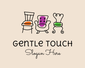 Furniture Chair Seats logo design