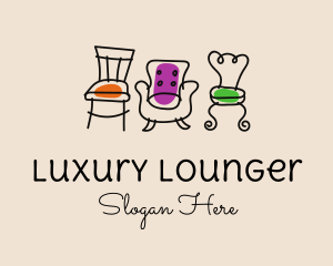 Furniture Chair Seats logo design