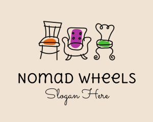 Furniture Chair Seats logo design