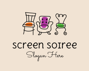 Furniture Chair Seats logo design