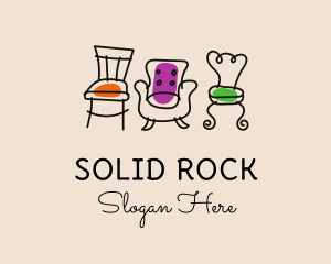 Furniture Chair Seats logo design