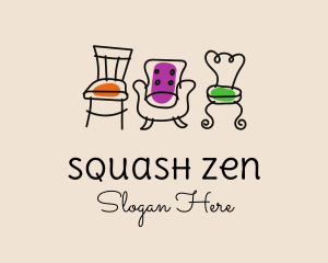 Furniture Chair Seats logo design