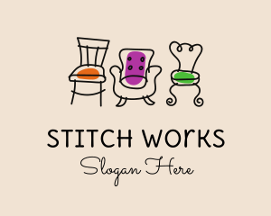 Furniture Chair Seats logo design