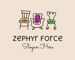 Furniture Chair Seats logo design