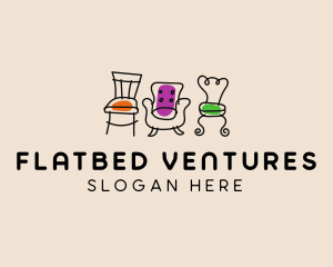 Furniture Chair Seats logo design