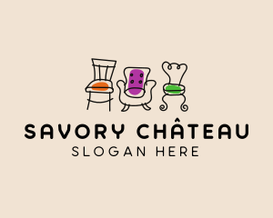 Furniture Chair Seats logo design