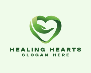 Care Heart Support logo design