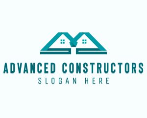 Roofing Home Maintenance logo design