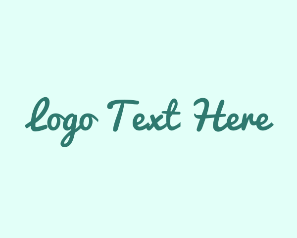 Minimalist Script Business logo