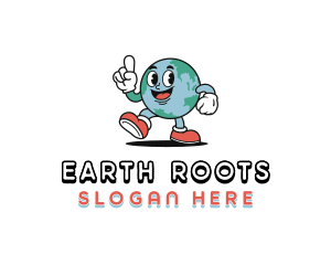 Planet Globe Earth logo design