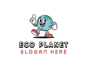 Planet Globe Earth logo