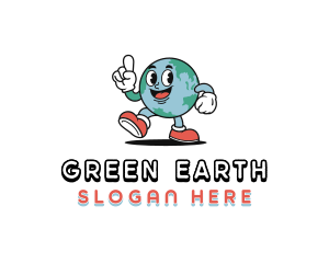 Planet Globe Earth logo design