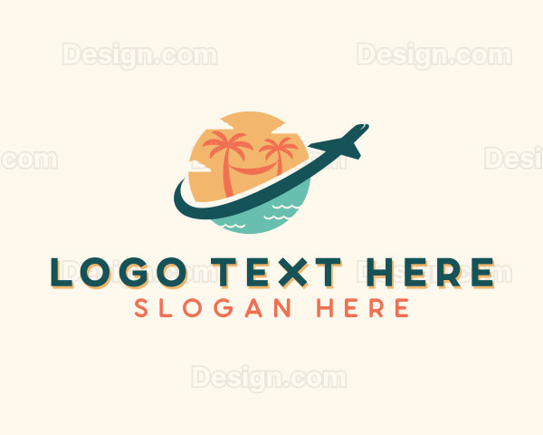 Holiday Beach Travel Logo