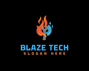 Blazing Ice Wrench logo