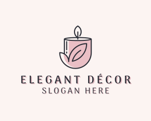 Candle Home Decoration logo design