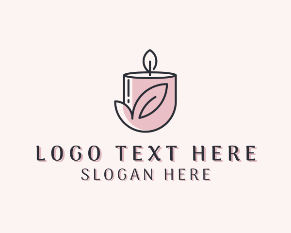 Candle logo example 3