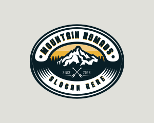 Forest Mountain Travel logo design