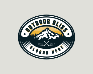 Forest Mountain Travel logo design