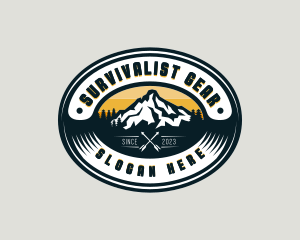 Forest Mountain Travel logo design