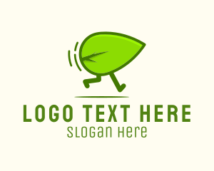 Green Leaf Running logo