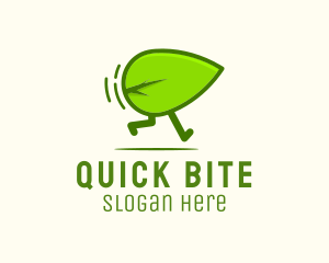 Green Leaf Running logo design