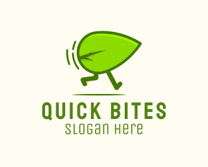 Green Leaf Running logo design