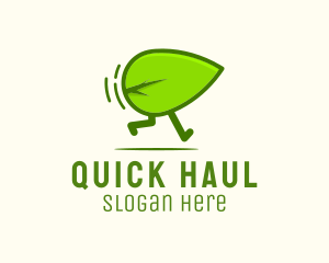 Green Leaf Running logo design