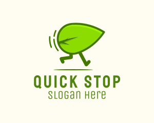 Green Leaf Running logo design