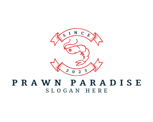 Shrimp Prawn Seafood logo