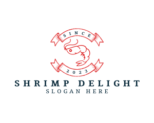 Shrimp Prawn Seafood logo