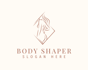 Sexy Naked Woman logo design