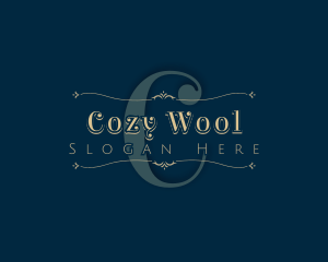 Luxurious Fashion Ornate Decoration Logo