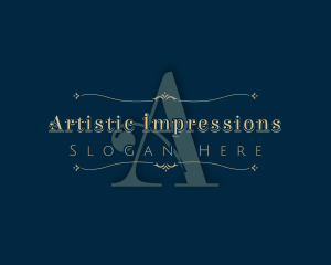 Luxurious Fashion Ornate Decoration logo design