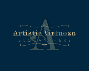 Luxurious Fashion Ornate Decoration logo design